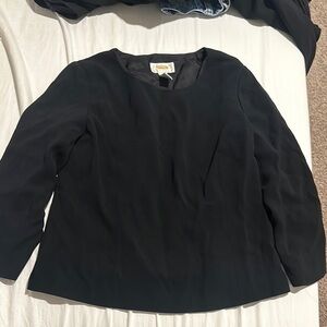 Talbots Classic Black Women's Blouse